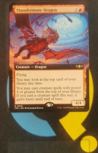 Donnermähnendrache Rare TDC 78 Tarkir Dragonstorm MTG - Bild 1 von 3