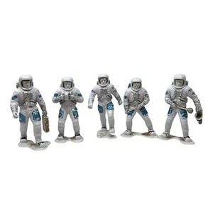 Louis Marx 1970 Apollo Spaceman Astronaut 5.5" Action Figure Lot of 5 Vintage - Picture 1 of 12