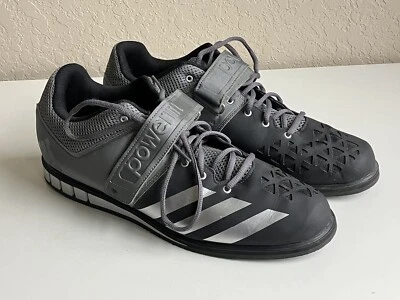 Adidas Power Lift Powerlift Entrenador Levantamiento de Pesas Zapatos Gris Para Hombre 14.5 *BONITO* Foto 1 de 4