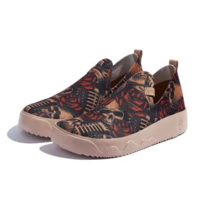 Zapatos de viaje UIN para mujer tejidos informales cómodos zapatillas (rock&roll atemporal) - Imagen 1 de 7