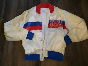 Vintage Speedline usa Satin Varsity Jacket Mens Size xLarge - Picture 1 of 7