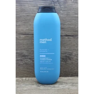 Method Men Galcier Granite 2 in 1 shampoo balsamo mentolo argan jojoba oli - Foto 1 di 6