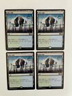MTG 4X JAPANESE M20 TEMPLE OF MYSTERY NM MAGIC THE GATHERING LAND RARE CARD
