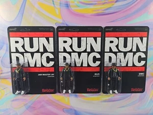 Set of 3 Super7 RUN DMC ReAction Figures 3.75'' New/Sealed, Jay, Darryl, Run - Picture 1 of 5