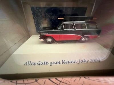 Brekina 20031 Opel Rekord 1:87 H0 Prosit Neujahr 2003 Nuovo in OVP - Immagine 1 di 4