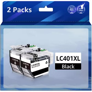 Ink Cartridges fits LC401XL LC-401 Brother MFC-J1010DW MFC-J1012DW MFC-J1170DW - Picture 1 of 12