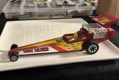 Coche de plástico Tonka Quicksilver Dragster rojo Japón 9" #177 Cluch Poppers de colección 1982 Foto 1 de 4