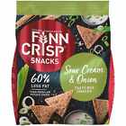 Finn Crisp Snacks Sour Cream & Onion Vollkorn Roggenchips 150g Packung