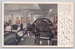 Cartolina UDB New York NY Metropolitan Life Insurance Casa Ufficio Sala Macchine - Foto 1 di 2