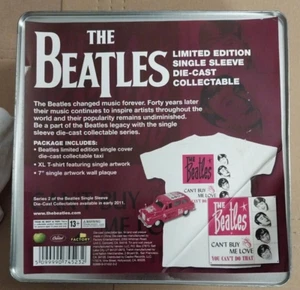 The Beatles Can't Buy Me Love Blech Einzelplakette Druckguss Taxi XL T-Shirt Box - Bild 1 von 14