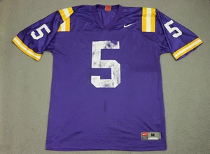 Vintage Nike LSU Tigers Football Jersey Men's Medium #5 - Picture 1 of 13