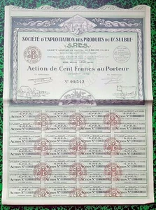 Dept 72 - Rented - Superb Deco Rare Veterinary Medicine Sector 4/15/1931 - Picture 1 of 2