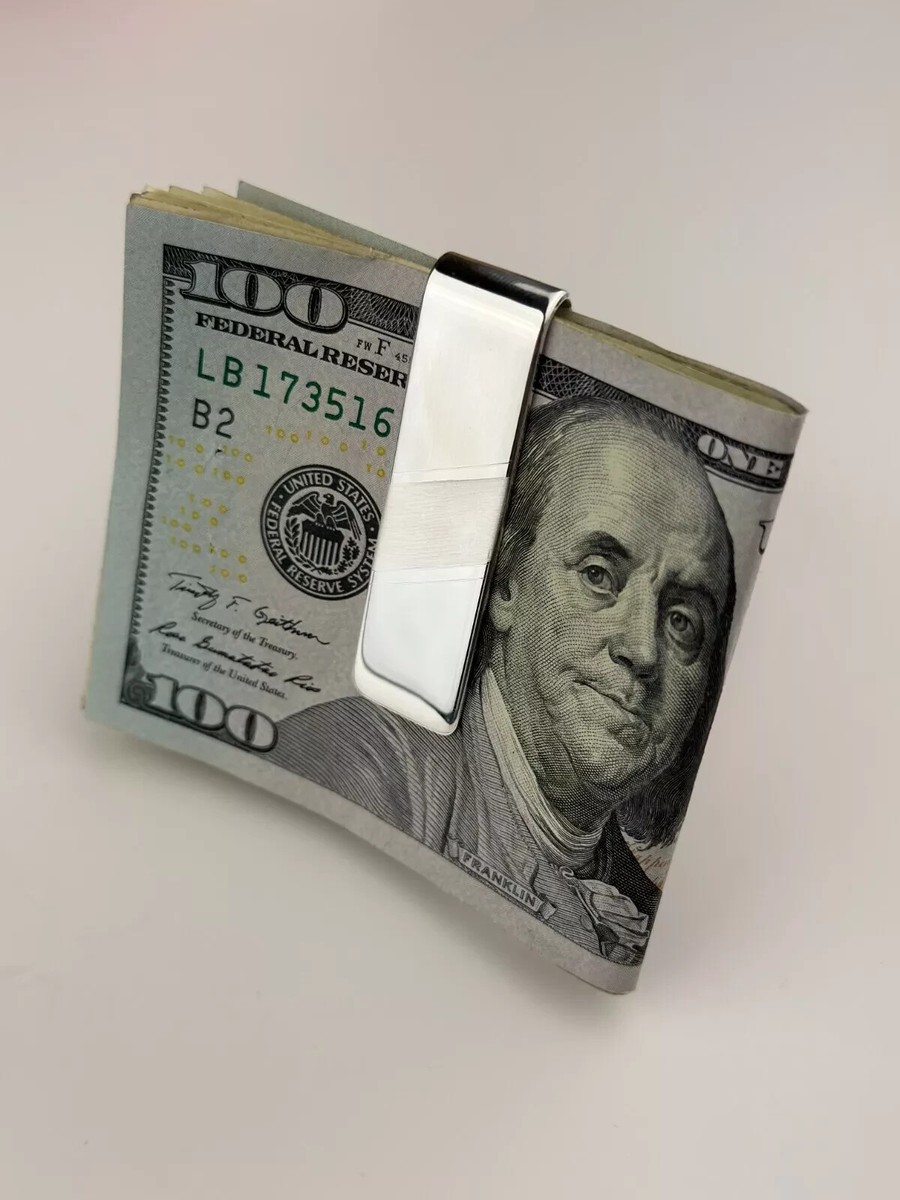 925 Silver Money Clip In Men's Jewelry Money Clips for sale