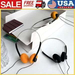 US 1PC Vintage Retro Feelings Headphone 90s 80s Walkman Headphone for Music Mp3. - Picture 1 of 19