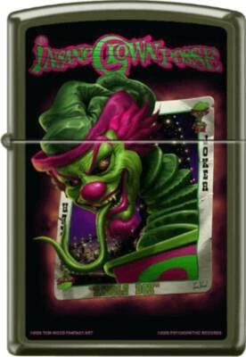 ICP Riddle Box - Encendedor Zippo verde mate Foto 1 de 2