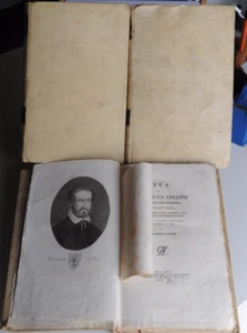 1808-1811 - VITA DI BENVENUTO CELLINI DA LUI MEDESIMO SCRITTA IN TRE VOLUMI - Picture 1 of 20
