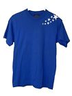 Vintage 80s Majic Johnson T-shirt Blue Stars Basketball Size Medium Made In USA
