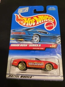 2000 Hot Wheels #016 Sugar Rush Series II 2of4 JAGUAR XK8 Red 100 GRAND New - Picture 1 of 2