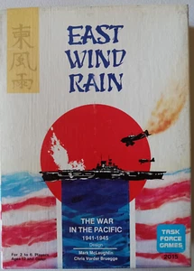 EAST WIND RAIN: War in Pacific, 1941-45 -  Task Force Games - VG+, Complete - Picture 1 of 7