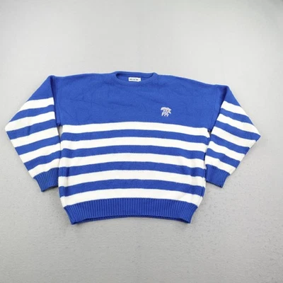 Vintage Kentucky Wildcats Sweater Mens XL Blue White Stripes Pullover 90s USA - Image 1 of 4