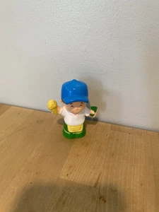 23#  Little People Figure: Ice Cream Vendor Man Amusement Carnival Park - Picture 1 of 4