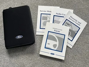 Ford Focus MK1 2000 Original Owners Guide With Service Book. Zipped Ford Wallet - Picture 1 of 4