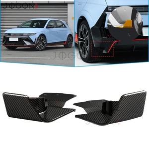2023-2026 For Hyundai Ioniq 5 N 5N Real Carbon Rear Bumper Spats Splitter Cover - Picture 1 of 14
