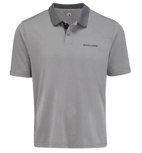 OEM SEA-DOO Men's Short Sleeve Tech Polo Shirt HEATHER MEDIUM 4544820627 - Picture 1 of 4