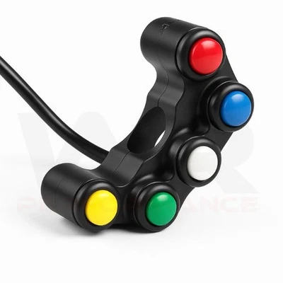 Interruptor de modo pista de carreras matriz de 5 botones para BMW S1000RR S1000R Foto 1 de 2