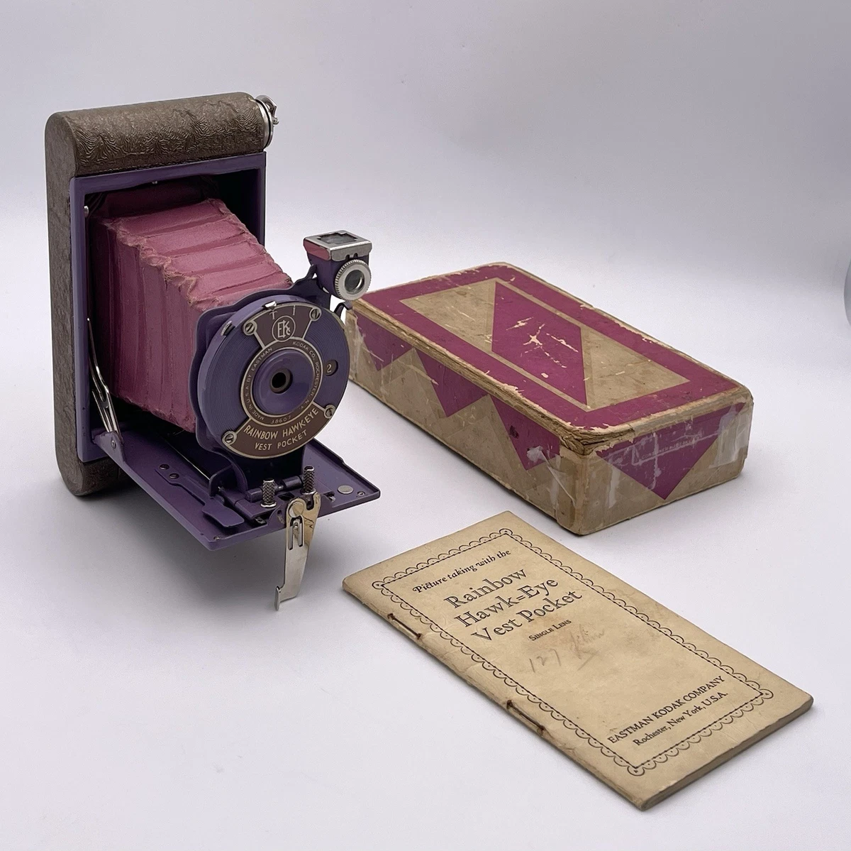 Kodak Rainbow Hawkeye In Vintage Folding Cameras for sale | eBay