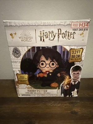 Гарри Поттер Gemmy надувной Gemmy Хэллоуин с тыквой выдувной б/у один раз - Изображение 1 из 3