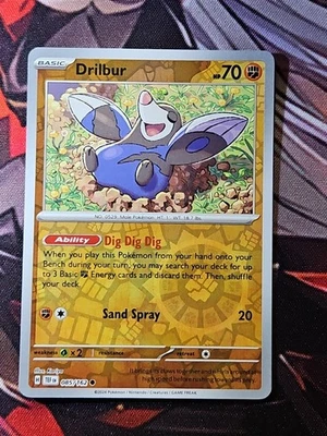 Drilbur 085/162 SV05: Temporal Forces Reverse Holo NM  - Image 1 of 2