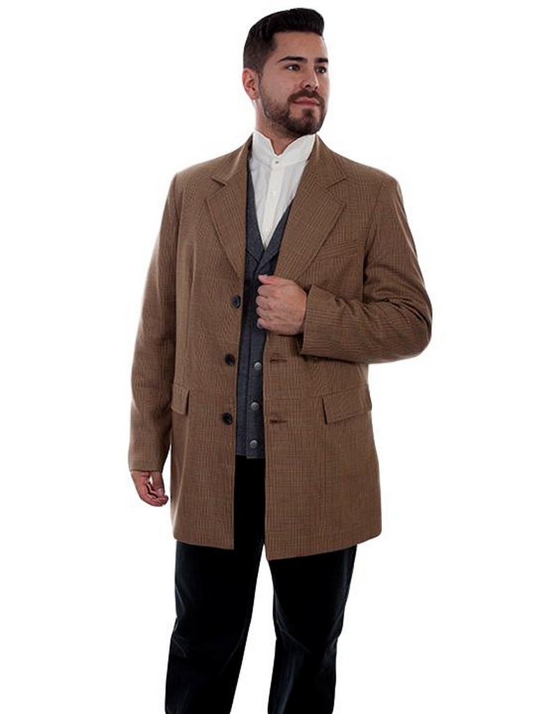Brown Coats, Jackets & Vests Wool Outer Shell for Men for