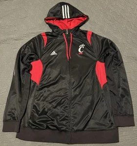 ๐ฅ๐ฅ๐ฅ ADIDAS CINCINNATI BEARCATS BASKETBALL TEAM ISSUE JACKET MENโS XL +4โ - Picture 1 of 6