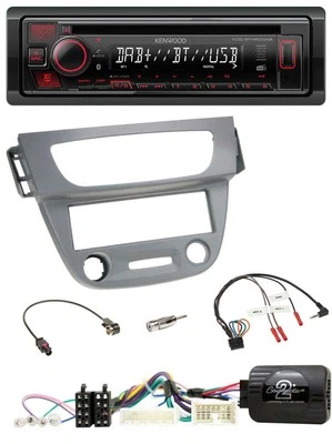 Kenwood Lenkrad CD USB Bluetooth DAB Autoradio für Renault Megane 3 2012-2014 gr - Bild 1 von 4