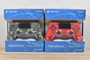 2x Factory Sealed Sony PlayStation 4 DualShock Wireless Controller Camo & Rot - Bild 1 von 9