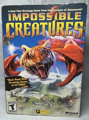 Impossible Creatures Relic Entertainment Microsoft Game PC Game Box 2002 - Image 1 of 4