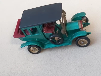 Matchbox Models of Yesteryear Y-3 1910  BENZ LIMOUSINE   grün / schwarz/braun - Bild 1 von 4