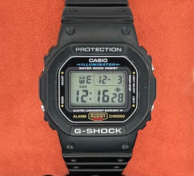 Reloj Hombre Casio DW-5600 G-Shock Dightal Alarma/Cronógrafo 43mm Foto 1 de 4