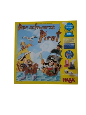 Der schwarze Pirat 4232 | Haba 2006 | Brettspiel Kinderspiel | Vollständig - Bild 1 von 3