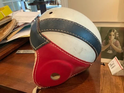 Оригинальный Wilson подлинный кожаный подвеска футбольный шлем красный/белый/синий - Изображение 1 из 4