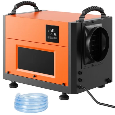 Uimoso 125 PPD Commercial Dehumidifier with Pump Drain Hose Crawl Spaces No Pump - Image 1 of 4