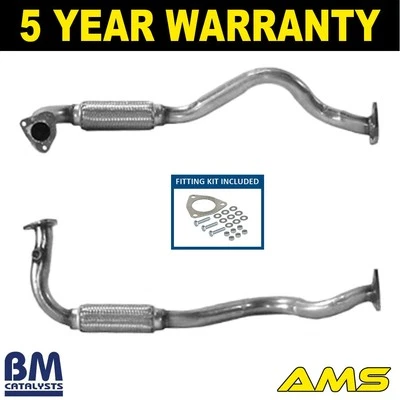 Tubo de escape delantero BM + Kit de montaje para Fiat Brava Bravo 1.2 46524757 Foto 1 de 4