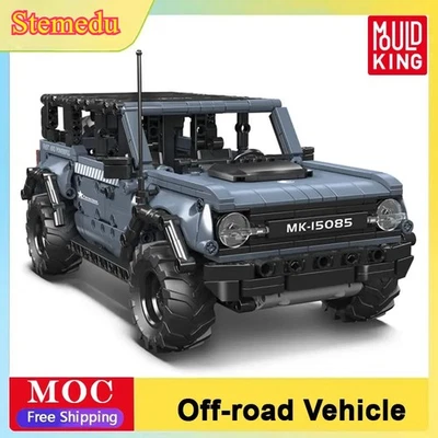 MOULD KING SUV Jeep Car Building Blocks Off-Road Truck MOC 4X4 Technical Vehicle - Image 1 of 4
