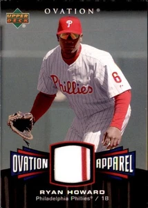 2006 Upper Deck Ryan Howard Ovation  Apparel Jersey #OA-RH Phillies - Picture 1 of 2