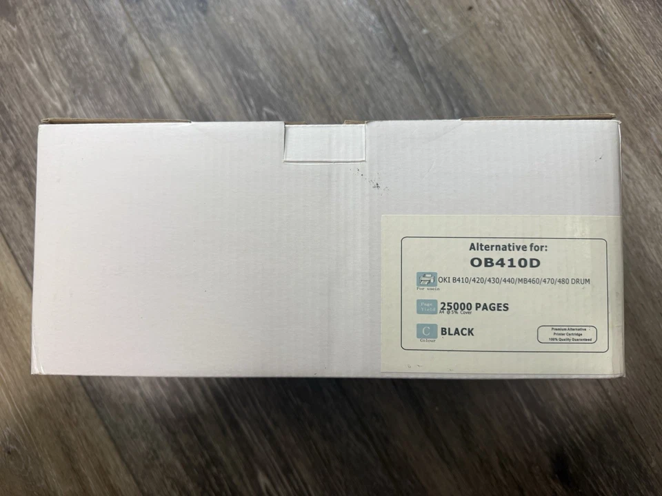  Black Drum for Okidata B410 B420 B430 B440 B430dn B420dn MB460 MB470 43979001 - Image 1 of 1