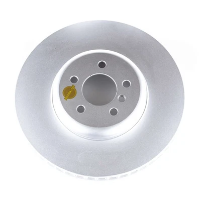 Rotores delanteros izquierdos PowerStop Evolution genuinos recubiertos geométricos para BMW 750i Foto 1 de 3