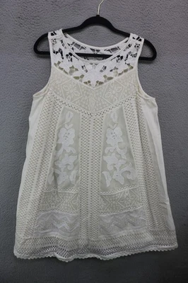 Vestido Vanessa Virginia Sin Mangas Bordado Encaje-14-Cottagecore-Prairie-Lino Foto 1 de 4