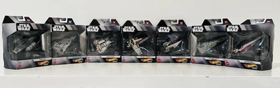 NEW Lot of 7 Mattel Hot Wheels Star Wars Starships Excellent Lot Discount! - Image 1 of 4