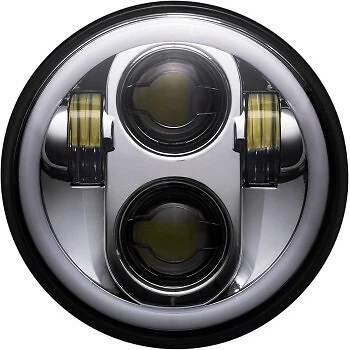 Faro halo LED cromado Custom Dynamics CD-575-H-C de 5,75" Foto 1 de 1